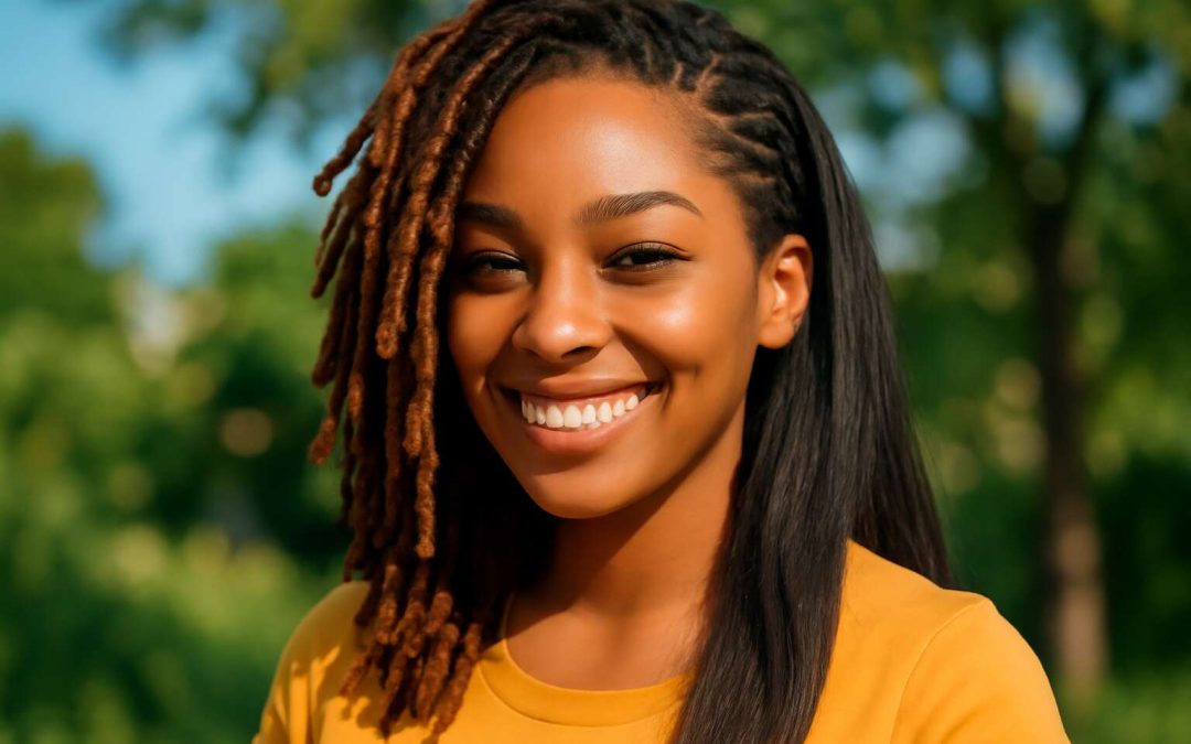 dreadlocks with relaxed hair