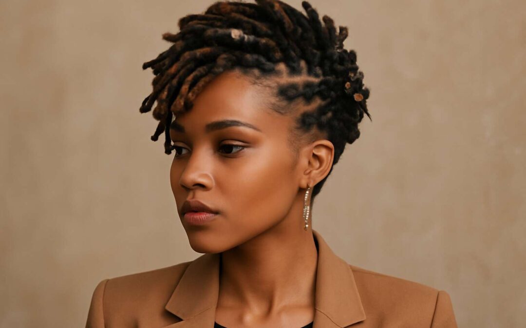 dreadlocks styles for ladies with short hair: chic, easy looks for busy