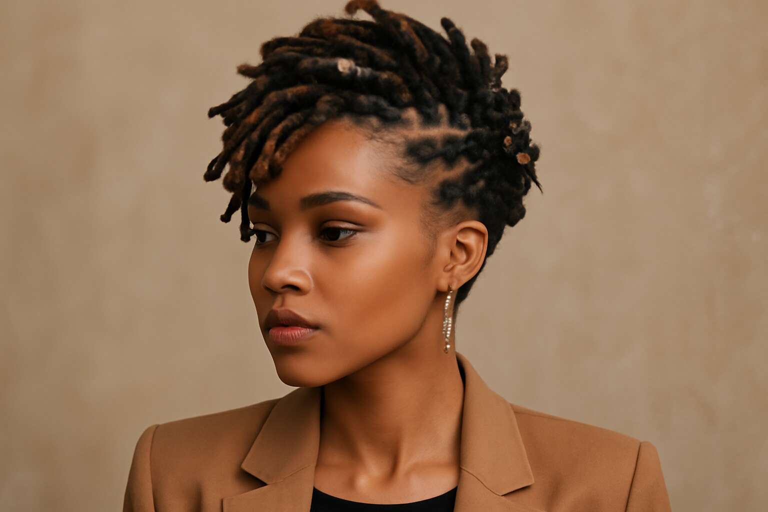 dreadlocks styles for ladies with short hair: chic easy looks for busy
