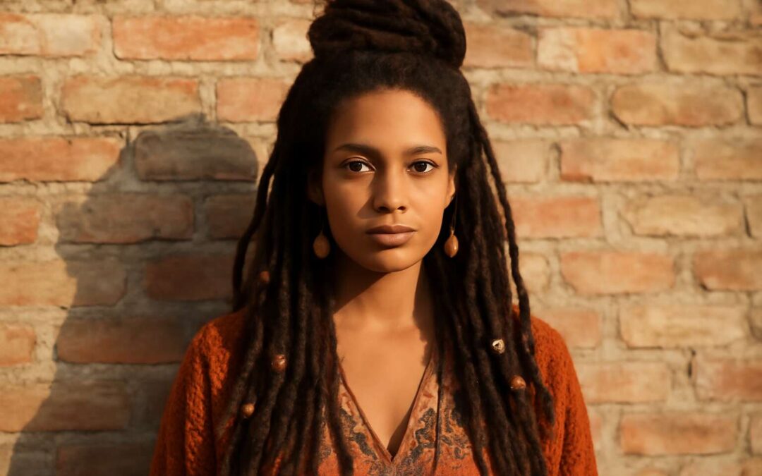 style for long dreadlocks