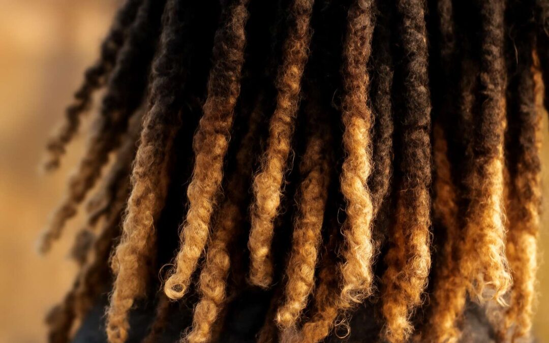 Sunlit Style: dreadlocks with blonde tips that turn heads