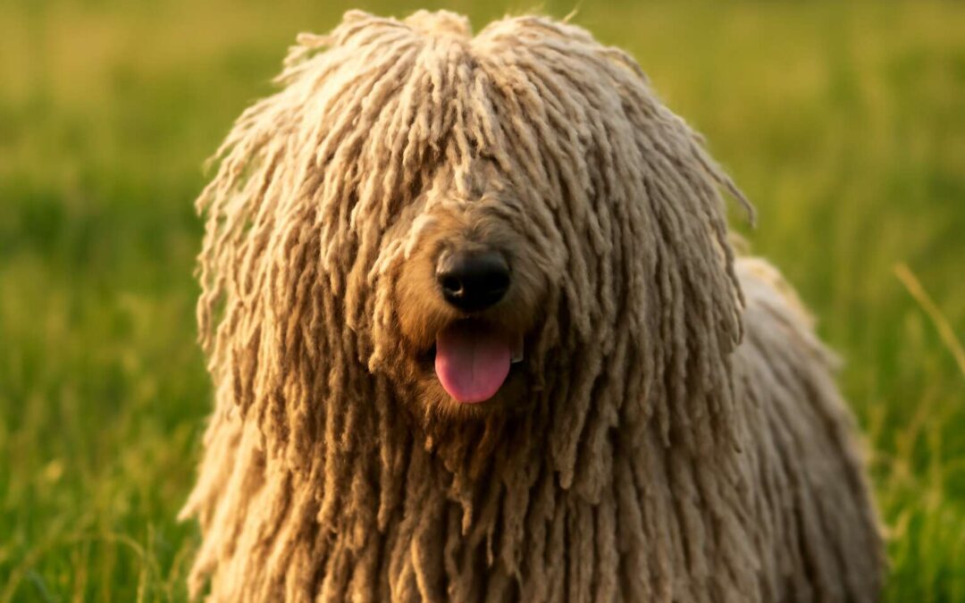 dreadlocks dog breed: Meet the corded-coat champions, the Puli and Komondor.